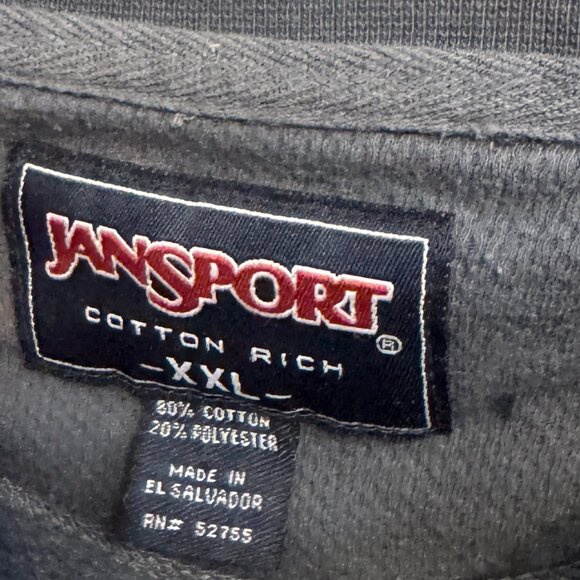 Butler University Dad Jansport Rich Cotton Crewneck Sweatshirt, XXL 2XL - Picture 3 of 3